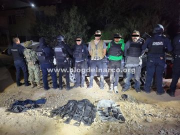 Federal and State Forces Arrest Four Heavily Armed Hitmen from Cabo 27, a Cell Linked to La Mayiza, in Tecate
