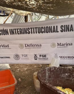Mexican Navy destroys drug lab belonging to “Los Rugrats,” a faction of Los Chapitos in Sinaloa