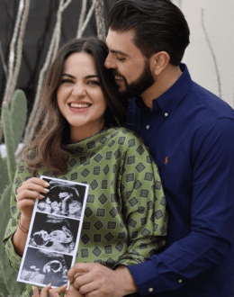 Andrea Chávez Announces She’s Pregnant and Shares a Photo: “We Water the Earth We Walk On”