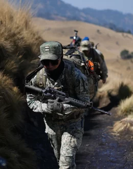 Amidst sub-zero temperatures, the Green Berets—or “Bats”—the Army’s Special Forces, train to neutralize or apprehend criminals.