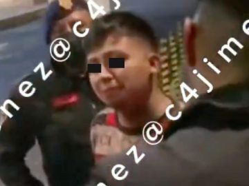 “Mom!”… ‘El Donas’ of the Anti-Union Force breaks down in tears during his arrest in Mexico City