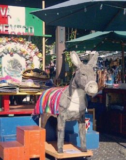 Karen Bass Calls “El Burro” an L.A. Icon at Placita Olvera—But Rejects Eviction Talks