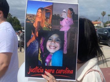 Protesters in Ensenada Demand Justice for the Femicide of Former Beauty Queen Carolina Flores