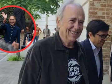 From Barcelona, ​​Sheinbaum Honors Joan Manuel Serrat as a Cultural Icon and Symbol of Resistance