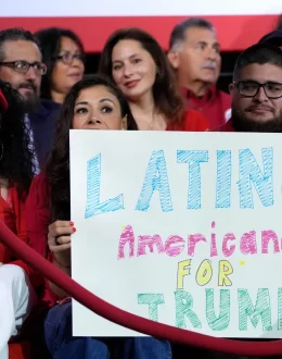 How Hispanic Voters, Men, and Young Americans View Donald Trump Today