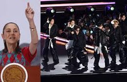 BTS at the National Palace Today, Announces Claudia Sheinbaum