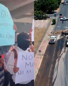 Chaos in Chihuahua: Protests erupt against Maru Campos over alleged CIA ties despite roadblocks and masked individuals