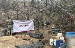 Navy Dismantles “Los Mayos” Narco-Camp in Elota, Sinaloa