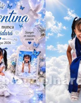 Valentina, just 7 years old, suffered a gunshot wound to the head when she embraced her 4-year-old friend, Gris, to shield her from an armed attack in Irapuato, Guanajuato.