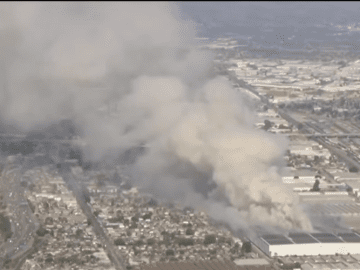 Boyle Heights Warehouse Fire Sends Smoke Across Los Angeles. Here’s What Residents Need to Know About Air Quality Risks