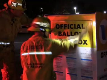 Fire-Damaged Ballots Found in Downtown Los Angeles Drop Box; Officials Investigate Possible Election Interference