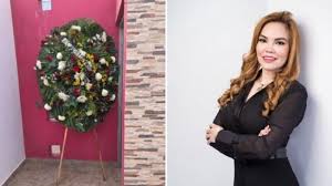 Funeral wreath left at home of Deputy Paola Gárate in Culiacán; PRI demands investigation and protection