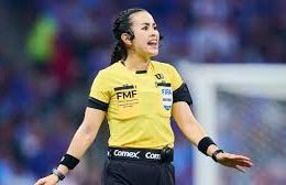 Katia Itzel García, the first Mexican female referee at a World Cup, makes her debut this Sunday.