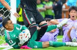 This is how “Tala” Rangel reacted to the save that secured Mexico’s victory over Korea.