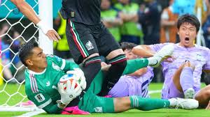 This is how “Tala” Rangel reacted to the save that secured Mexico’s victory over Korea.