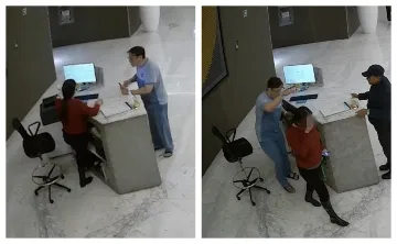 Businessman who struck receptionist in Santa Fe revealed to have been arrested for domestic violence in the US
