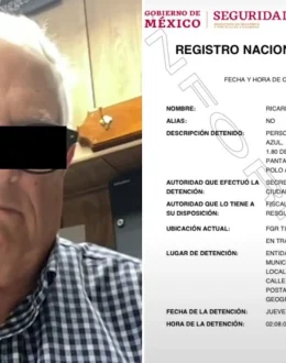 Ricardo Thompson Navarro—partner of former PAN governor Ruffo (arrested for fuel-related tax fraud)—has been detained.