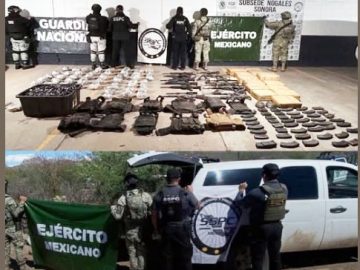 Army and National Guard Seize Pacific Cartel Arsenal in Sonora