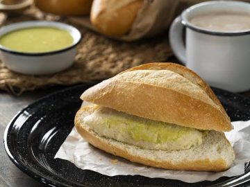 Neither orange juice nor sweet bread: the tamale—a staple Mexican food—is the item being singled out as an enemy to be removed from breakfast.