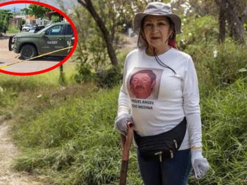 Alma Rosa Rojo, a “searching mother” and founder of the collective *Voces Unidas por la Vida* (Voices United for Life) in Culiacán, was shot.