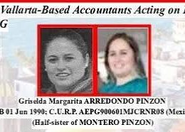 Who is Griselda Margarita Arredondo Pinzón of the CJNG? The US is offering $2 million for her capture.