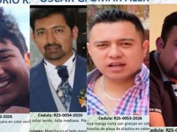 Search continues for four tourists from the State of Mexico missing since February in Mazatlán, Sinaloa