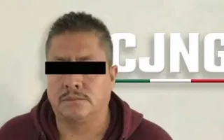 Alfonso Fernández Magallón, alias “La Quiringua,” leader of the Los Reyes Cartel in Michoacán, arrested