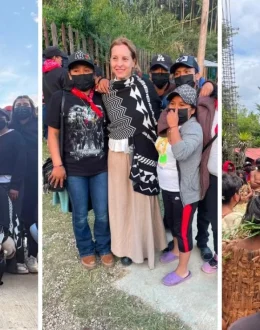 Zapatista theater makers share lessons with Luis and Marina de Tavira