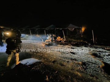 Terrorist attacks continue in Zacatecas; a car bomb exploded in Luis Moya, leaving one state police officer dead and two others injured.