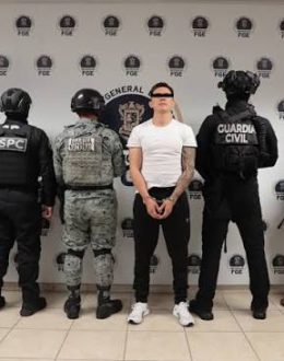 Federal and State Forces arrested Alexis, regional operator of the CJNG in Uruapan, in Zapopan, related to the execution of Carlos Manzo