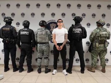 Federal and State Forces arrested Alexis, regional operator of the CJNG in Uruapan, in Zapopan, related to the execution of Carlos Manzo