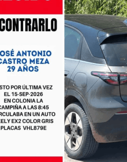 US Citizen José Antonio Castro Meza Missing in Sinaloa for Two Days