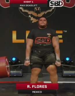 Mexico’s Tayzon Flores Becomes the Strongest Man in the World at the Deadlift