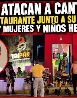 Shooting at TaiPak restaurant in Culiacán leaves one dead and six injured, including singer Víctor Valverde
