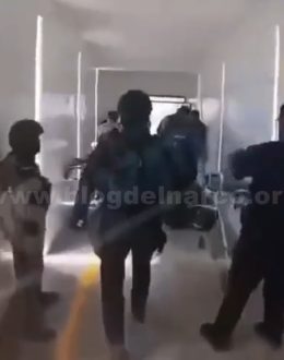 Video shows bodies of wounded and deceased inmates, along with blood-stained corridors, at the Mazatlán prison.