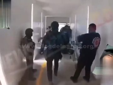 Video shows bodies of wounded and deceased inmates, along with blood-stained corridors, at the Mazatlán prison.