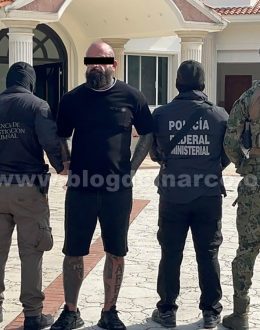 Federal forces in Cancun have arrested Robert Skojo, a leader of the Hells Angels—a motorcycle group involved in cocaine trafficking and extortion.