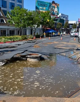 L.A. Replaces 45 Miles of Water Pipe a Year. The System has 7,400 Miles.